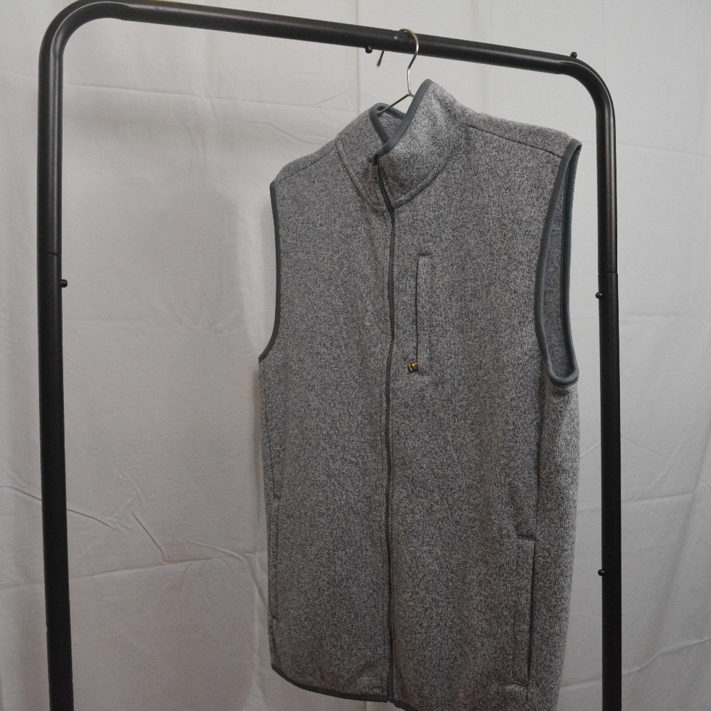 Chaps Sleeveless Grey Vest